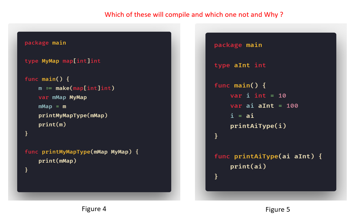 Type system in Go.