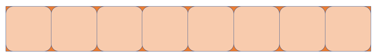8 KB page divided into a size class of 1KB (In Go pages are maintained at the granularity of 8KB)