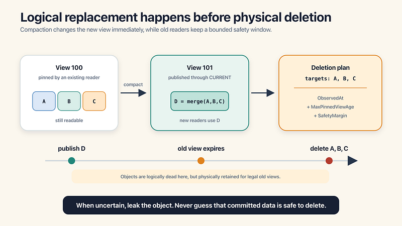 Compaction publish first