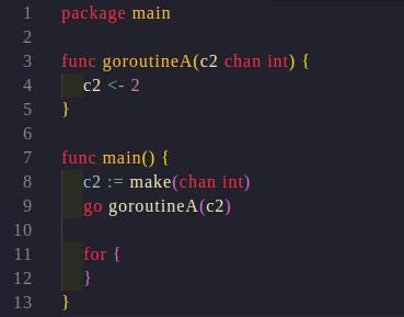 Don’t run this code it will cause panic in normal mode.